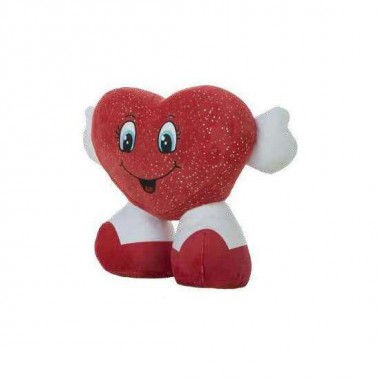 PELUCHE CORAZÓN ZAPATÓN 26 CM