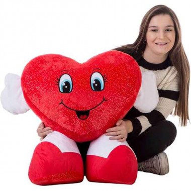 PELUCHE CORAZÓN ZAPATÓN 58 CM