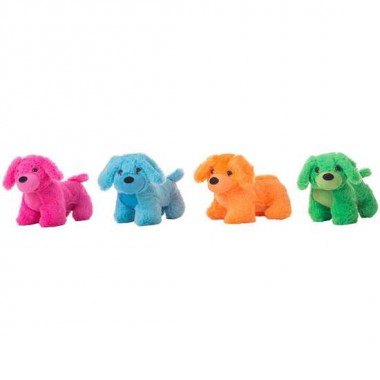 PERRITO LABRADOR 4 COLORES FLUOR 25 CM