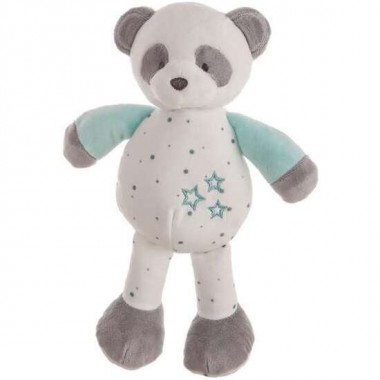 PELUCHE EXTRASUAVE BABY PANDA AGUA MARINA 28 CM