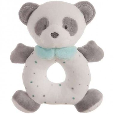 SONAJERO PELUCHE BABY PANDA AGUA MARINA 20CM