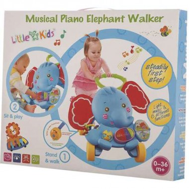 ANDADOR ACTIVITY ELEFANTE 45X50X40CM MUSICAL-LUMINOSO