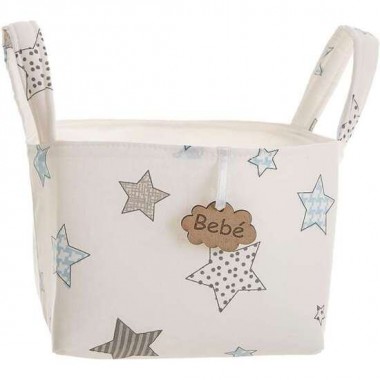 CESTA ASAS MULTI ESTRELLAS 17 X 13,5 X 20 CM