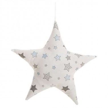 COJÍN/PARACHOQUES CUNA ESTRELLA MULTIESTRELLAS 51 X51 CM