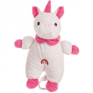 PELUCHE UNICORNIO MUSICAL ROSI 28 CM,