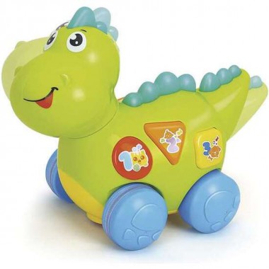 DINO ACTIVIDADES MUSICAL CON LUZ 18X24CM