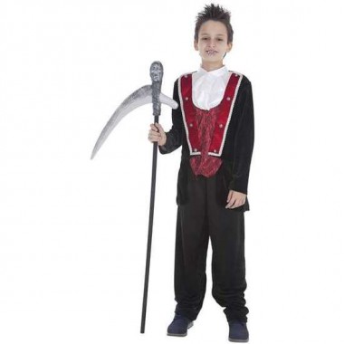 DISFRAZ INFANTIL VAMPIRO GÓTICO TALLA-M 7-9 AÑOS