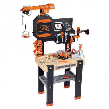 BANCO DE TRABAJO BLACK&DECKER BUILDER. DEDICADO A LA CONSTRUCCIÓN. CON 94 ACCESORIOS 117X82X34 CM