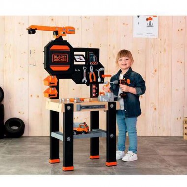 BANCO DE TRABAJO BLACK&DECKER BUILDER. DEDICADO A LA CONSTRUCCIÓN. CON 94 ACCESORIOS 117X82X34 CM