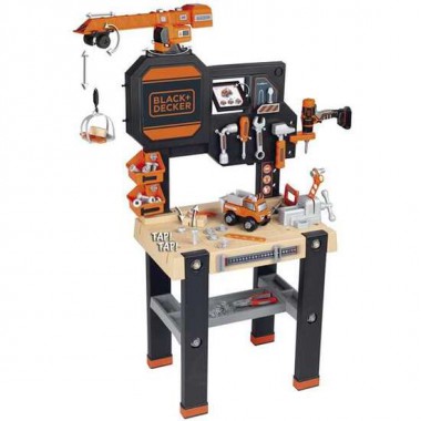 BANCO DE TRABAJO BLACK&DECKER BUILDER. DEDICADO A LA CONSTRUCCIÓN. CON 94 ACCESORIOS 117X82X34 CM