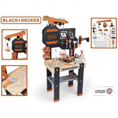 BANCO DE TRABAJO BLACK&DECKER BUILDER. DEDICADO A LA CONSTRUCCIÓN. CON 94 ACCESORIOS 117X82X34 CM