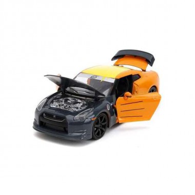 COCHE NARUTO NISSAN 2009 GT-R ESCALA 1:24. INCLUYE FIGURA