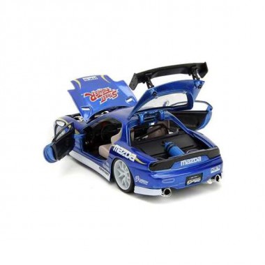 COCHE STREET FIGHTER II CHUN-LI 1993 MAZDA RX-7 ESCALA 1:24. INCLUYE FIGURA