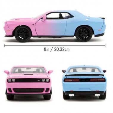 COCHE PINK SLIPS DODGE CHALLENGER HELLCAT ESCALA 1:24