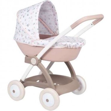 COCHECITO DE PASEO BN POP PRAM CON ESTRUCUTRA DE METAY PLÁSTICO. PARA MUÑECOS DE HASTA 42 CM. 59X58X38 CM