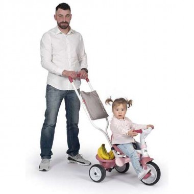 TRICICLO BE MOVE CONFORT ROSA 101X68X52CM