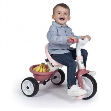 TRICICLO BE MOVE CONFORT ROSA 101X68X52CM