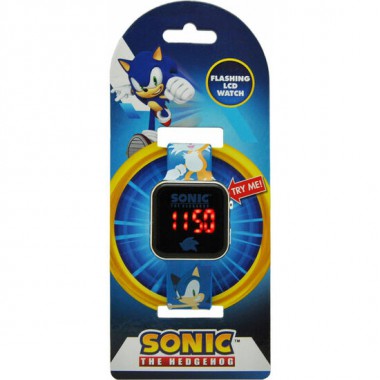 RELOJ SONIC THE HEDGEHOG LED