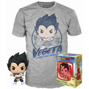 SET FIGURA POP & TEE DRAGON BALL Z VEGETA