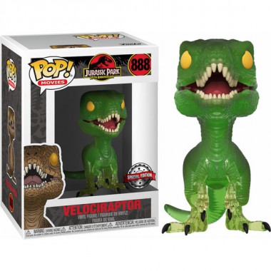 SET FIGURA POP & TEE JURASSIC PARK VELOCIRAPTOR EXCLUSIVE