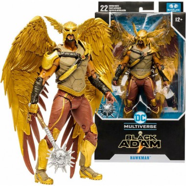 FIGURA HAWKMAN BLACK ADAM MULTIVERSE DC COMICS 17CM