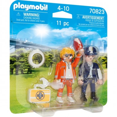 PLAYMOBIL DUO PACK DOCTOR Y POLICÍA