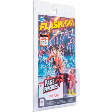 FIGURA THE FLASH + COMIC FLASHPOINT DC COMICS 7CM