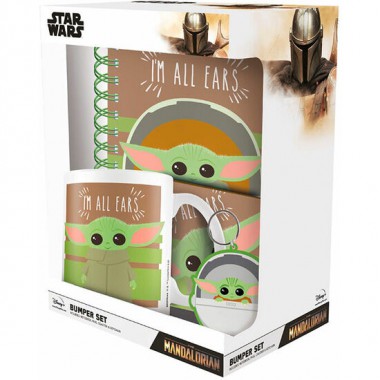 SET REGALO IM ALL EARS YODA THE CHILD THE MANDALORIAN STAR WARS