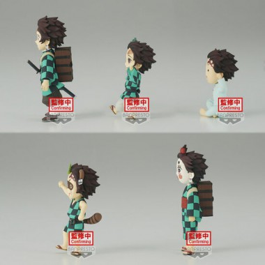 PACK 12 FIGURAS TANJIRO KAMADO DEMON SLAYER KIMETSU NO YAIBA 7CM SURTIDO