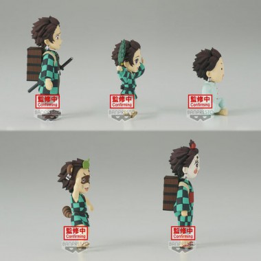 PACK 12 FIGURAS TANJIRO KAMADO DEMON SLAYER KIMETSU NO YAIBA 7CM SURTIDO