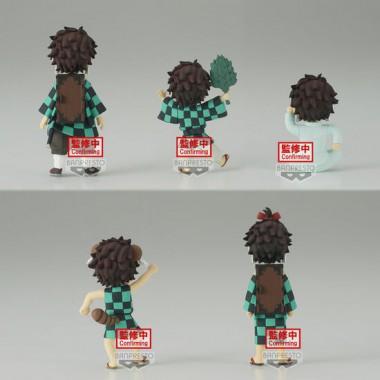 PACK 12 FIGURAS TANJIRO KAMADO DEMON SLAYER KIMETSU NO YAIBA 7CM SURTIDO