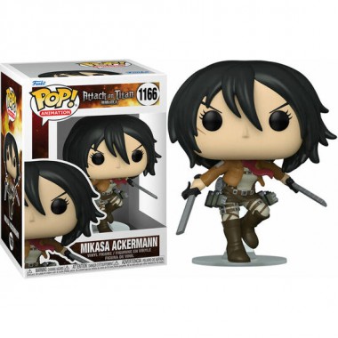 FIGURA POP ATTACK ON TITAN MIKASA ACKERMANN