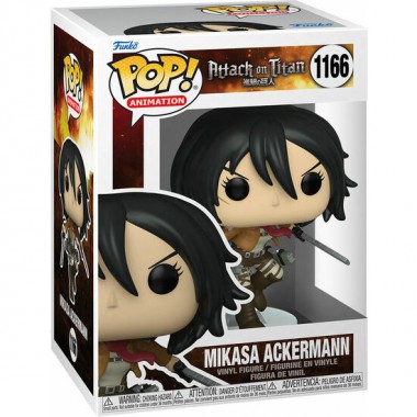 FIGURA POP ATTACK ON TITAN MIKASA ACKERMANN