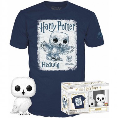 SET FIGURA POP & TEE HARRY POTTER HEDWIG