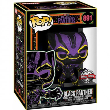 SET FIGURA POP & TEE MARVEL WAKANDA FOREVER BLACK PANTHER EXCLUSIVE