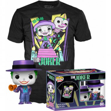 SET FIGURA POP & TEE DC COMICS BATMAN THE JOKER