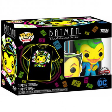 SET FIGURA POP & TEE DC COMICS BATMAN JOKER EXCLUSIVE