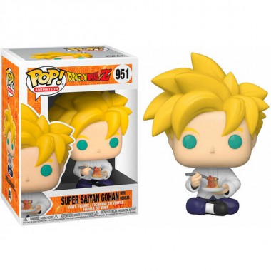 FIGURA POP DRAGON BALL Z SERIE 9 SUPER SAIYAN GOHAN WITH NOODLES