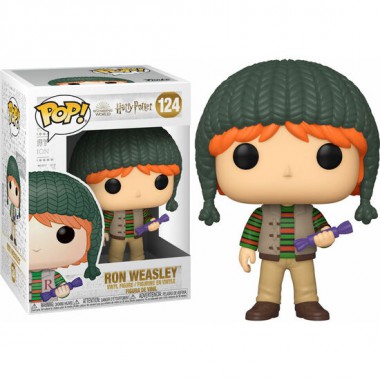 FIGURA POP HARRY POTTER HOLIDAY RON WEASLEY